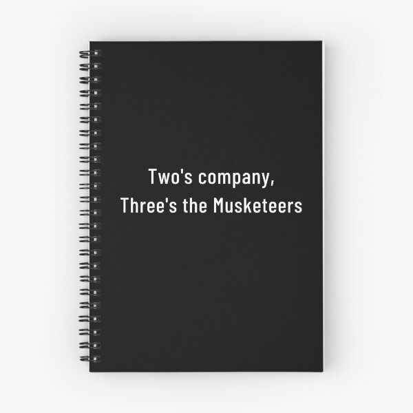 Item preview, Two's Company, Three's The Musketeers designed and sold by Legit Hooligan.