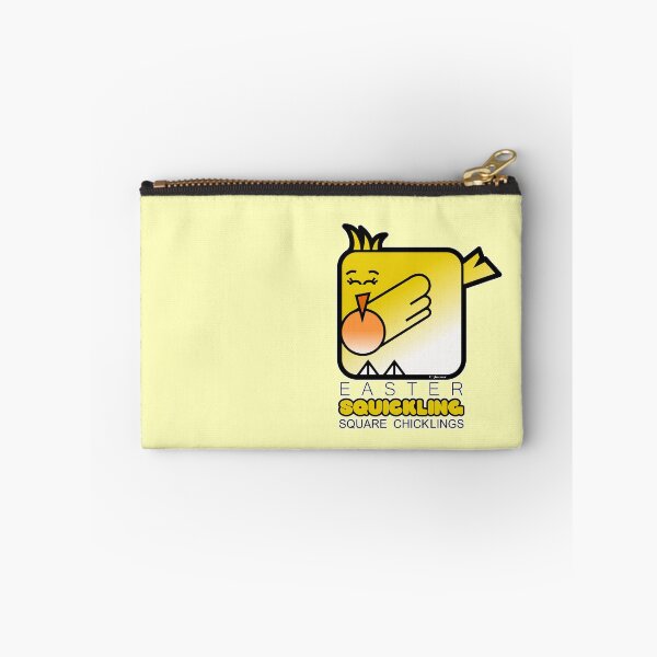 Item preview, Easter Chickling Retro Square Squickling Pastel Yellow designed and sold by Quooki.