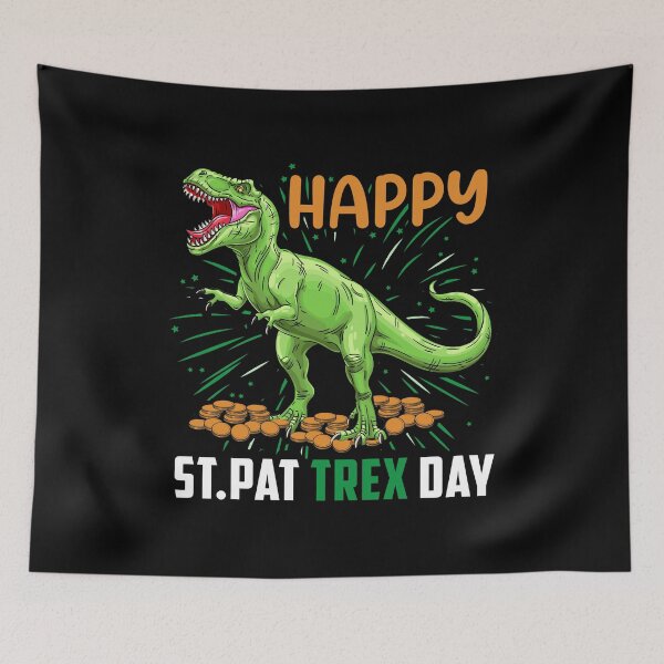 Item preview, HAPPY ST. PAT TREX DAY - Dinosaur St. Patrick’s Day designed and sold by K-icon.