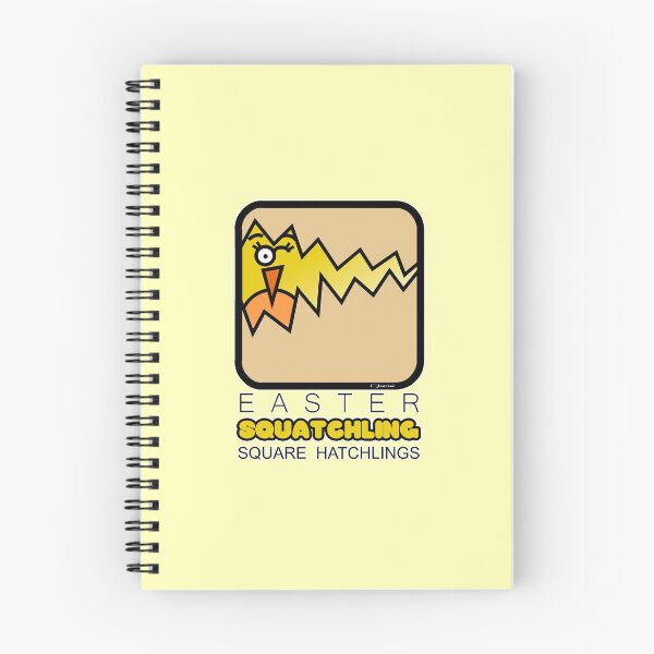 Item preview, Easter Hatchling Retro Square Squatchling Pastel Yellow designed and sold by Quooki.