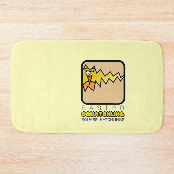Item preview, Easter Hatchling Retro Square Squatchling Pastel Yellow designed and sold by Quooki.