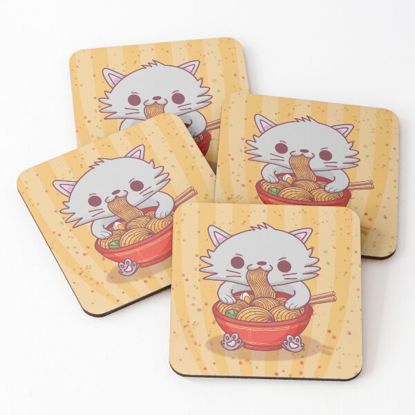 Item preview, Ramen Hungry Cat - More Yellow designed and sold by Miezka.