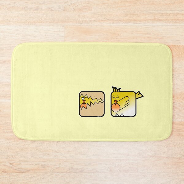 Item preview, Easter Chicklings Retro Square Squicklings Pastel Yellow designed and sold by Quooki.