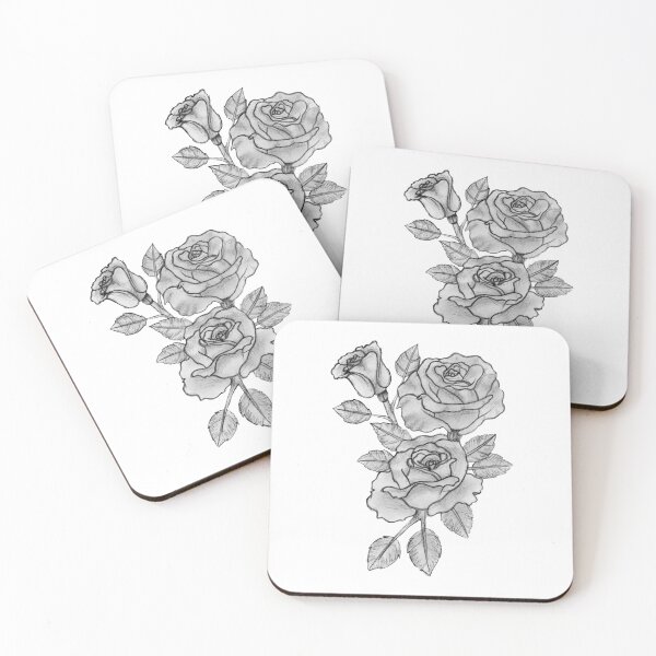 Item preview, Black and white roses designed and sold by MariiaCreation.