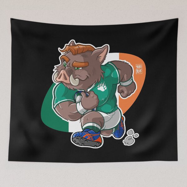 Item preview, RUGBY BOAR (IRELAND) - BEARZOO SERIES designed and sold by bobobear.