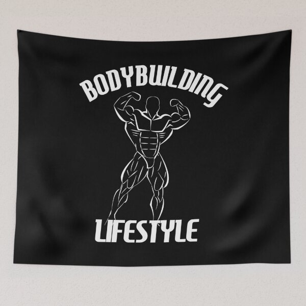 Artikelvorschau, Bodybuilding Lifestyle white entworfen und verkauft von OMdesigns93.