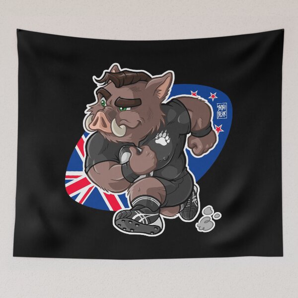 Item preview, RUGBY BOAR (NEW ZEALAND) - BEARZOO SERIES designed and sold by bobobear.