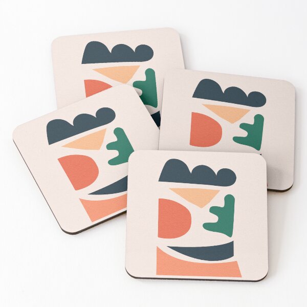 Item preview, Nordic, Abstract Shapes, Scandinavian, Colorful Print designed and sold by technicolorable_art.