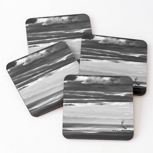 Item preview, Black and white endless landscape designed and sold by Qwerty1983.