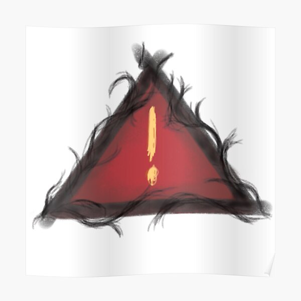 Aesthetic Warning Sign Posters Redbubble