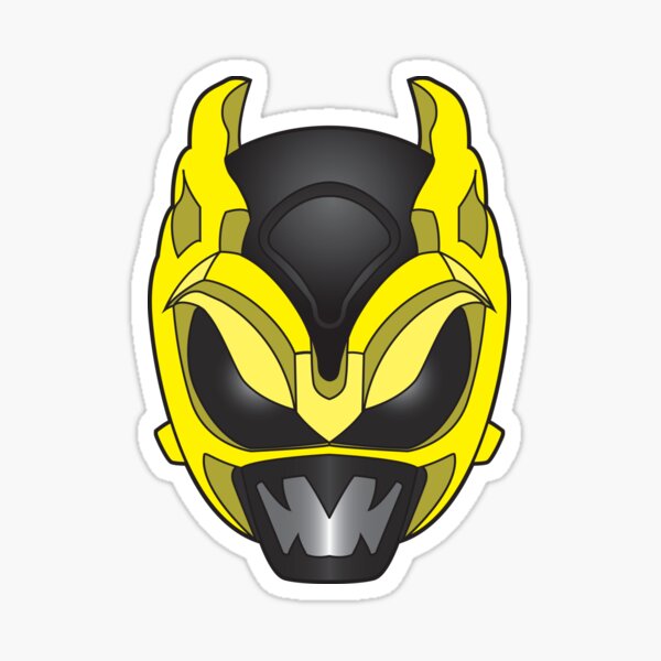 Psycho Yellow Ranger Sticker