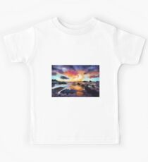 Sunset Seascape Kids Tee