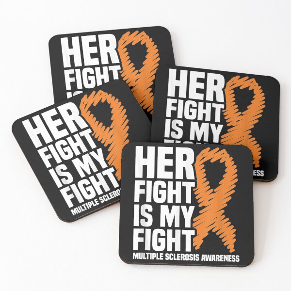 Item preview, Her Fight My Fight MS Multiple Sclerosis Awareness designed and sold by gatelymorto.