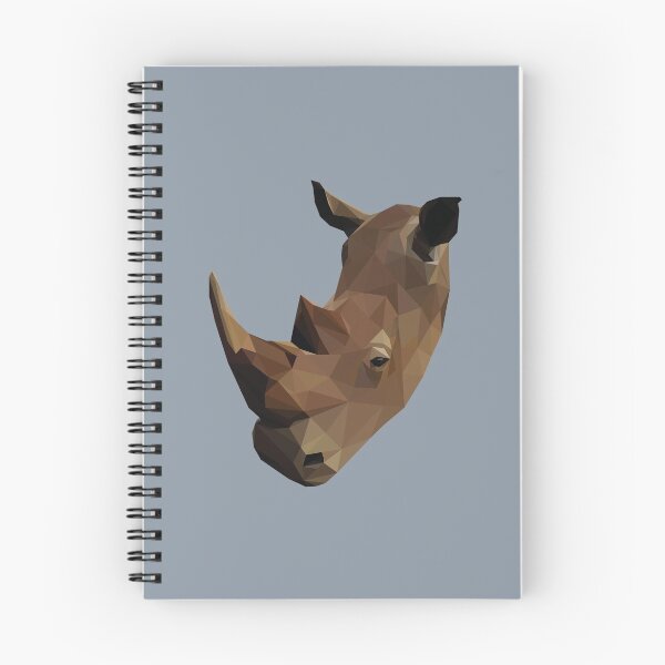 Item preview, Low poly  Brown Rhino designed and sold by ErinFCampbell.
