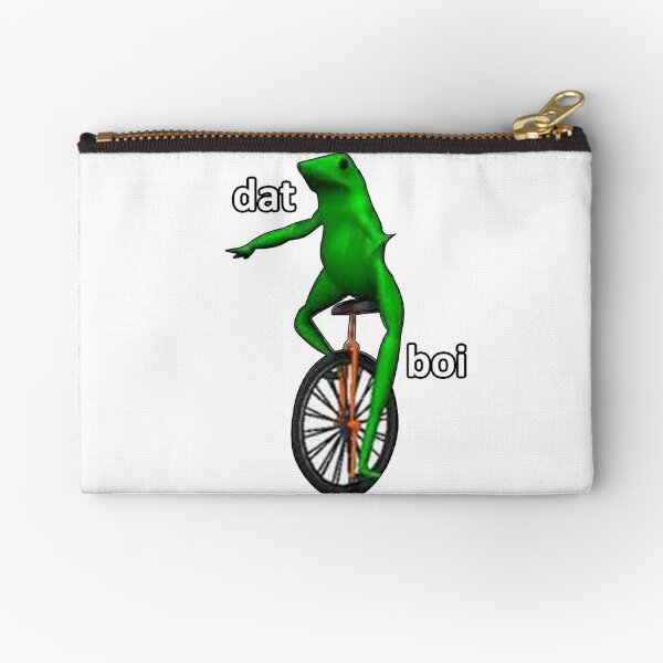 Boi Zipper Pouches Redbubble - dat boi song code roblox