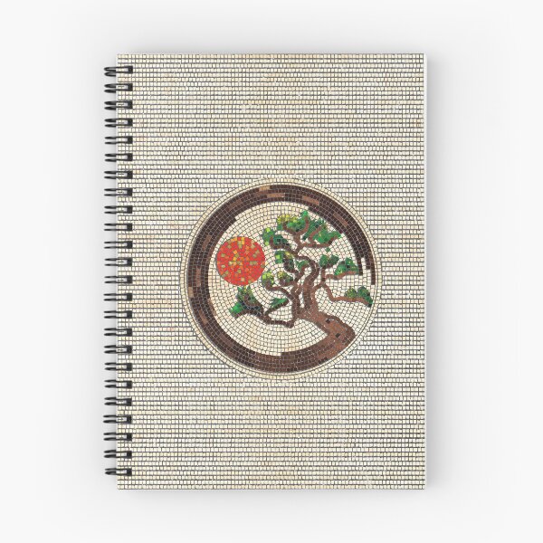 Item preview, Zen Enso Circle and Bonsai Tree Mosaic designed and sold by k9printart.