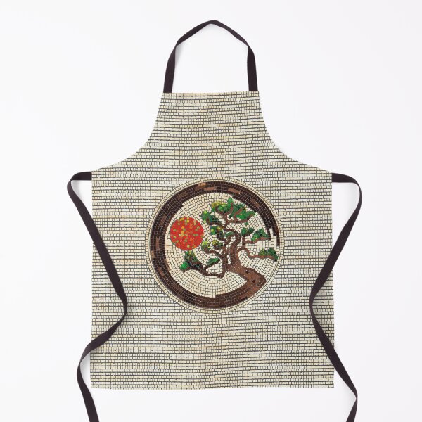 Item preview, Zen Enso Circle and Bonsai Tree Mosaic designed and sold by k9printart.