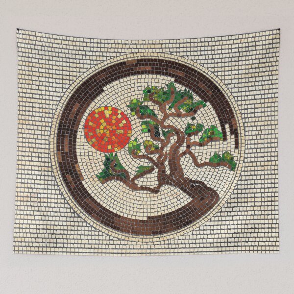 Item preview, Zen Enso Circle and Bonsai Tree Mosaic designed and sold by k9printart.