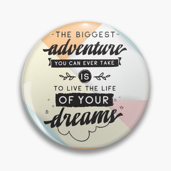Item preview, Inspirational Quote Live the Adventure of Your Dreams designed and sold by OffTheWallPrint.