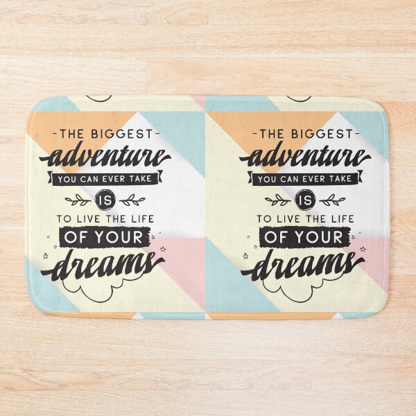 Item preview, Inspirational Quote Live the Adventure of Your Dreams designed and sold by OffTheWallPrint.