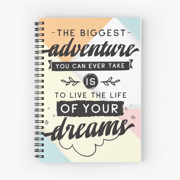 Item preview, Inspirational Quote Live the Adventure of Your Dreams designed and sold by OffTheWallPrint.