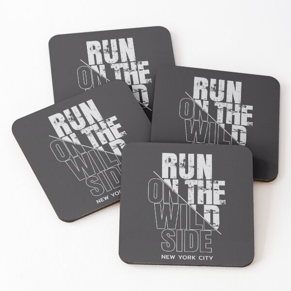 Item preview, Inspirational Quote Run on the Wild Side designed and sold by OffTheWallPrint.