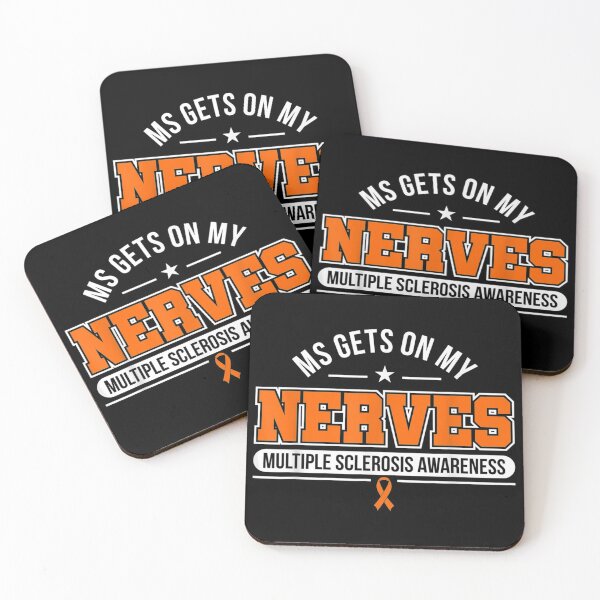 Item preview, MS Gets on My Nerves Multiple Sclerosis Awareness designed and sold by gatelymorto.