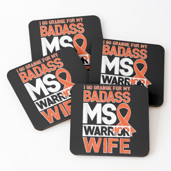 Item preview, Multiple Sclerosis MS Awareness Badass Warrior designed and sold by gatelymorto.