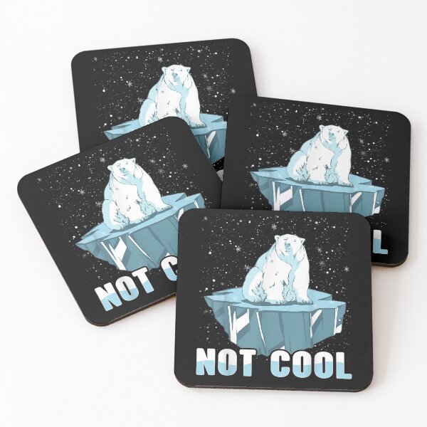 Item preview, Polar Bear Not Cool Global Warming Climate Change Idea  designed and sold by charissamo77.