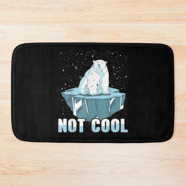 Item preview, Polar Bear Not Cool Global Warming Climate Change Idea  designed and sold by charissamo77.