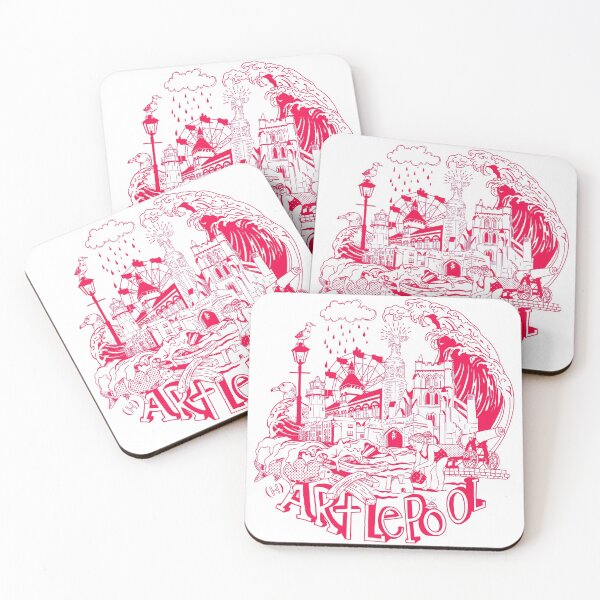 Item preview, Hartlepool Headland in Pink designed and sold by ItsDarkInThere.