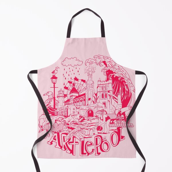 Item preview, Hartlepool Headland in Pink designed and sold by ItsDarkInThere.