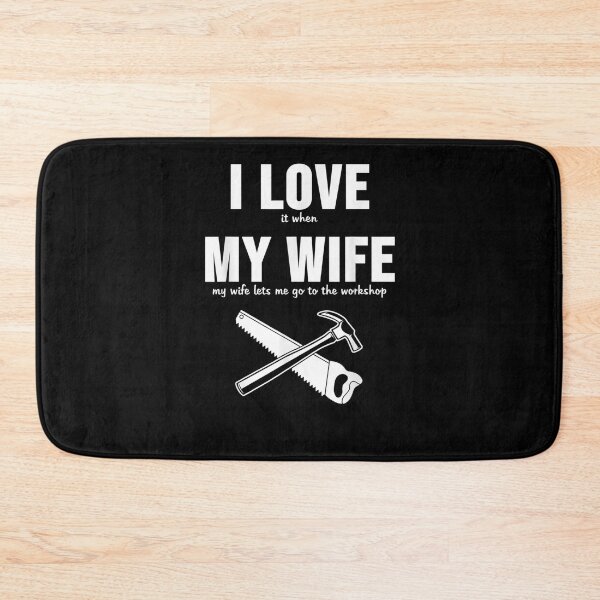 Item preview, Mens Funny I Love My Wife Woodworking Joiner Carpenter  designed and sold by charissamo77.