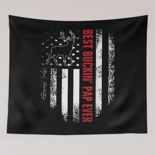Item preview, Best Buckin' Pap Ever American Usa Flag Deer Hunting Gift  designed and sold by charissamo77.