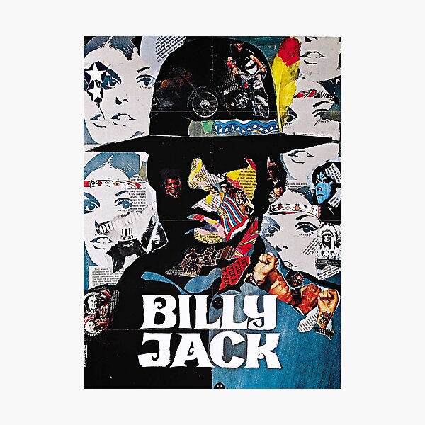 Vintage Movie Poster Billy Jack Photographic Print