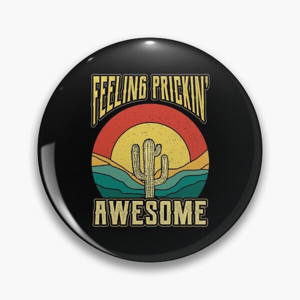 Item preview, Feeling Prickin Awesome Nature Succulents Punny Cactus designed and sold by Hananiah Merch.
