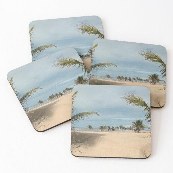 Item preview, Tropical Beach Landscape Palm trees, Brazil designed and sold by worldways.