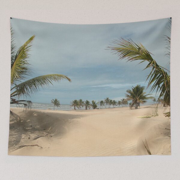 Item preview, Tropical Beach Landscape Palm trees, Brazil designed and sold by worldways.