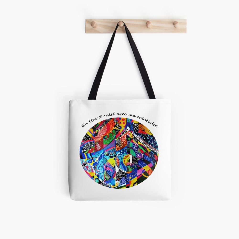 Aperçu de l'œuvre Tote bag doublé créée et vendue par Graine-de-Lune.