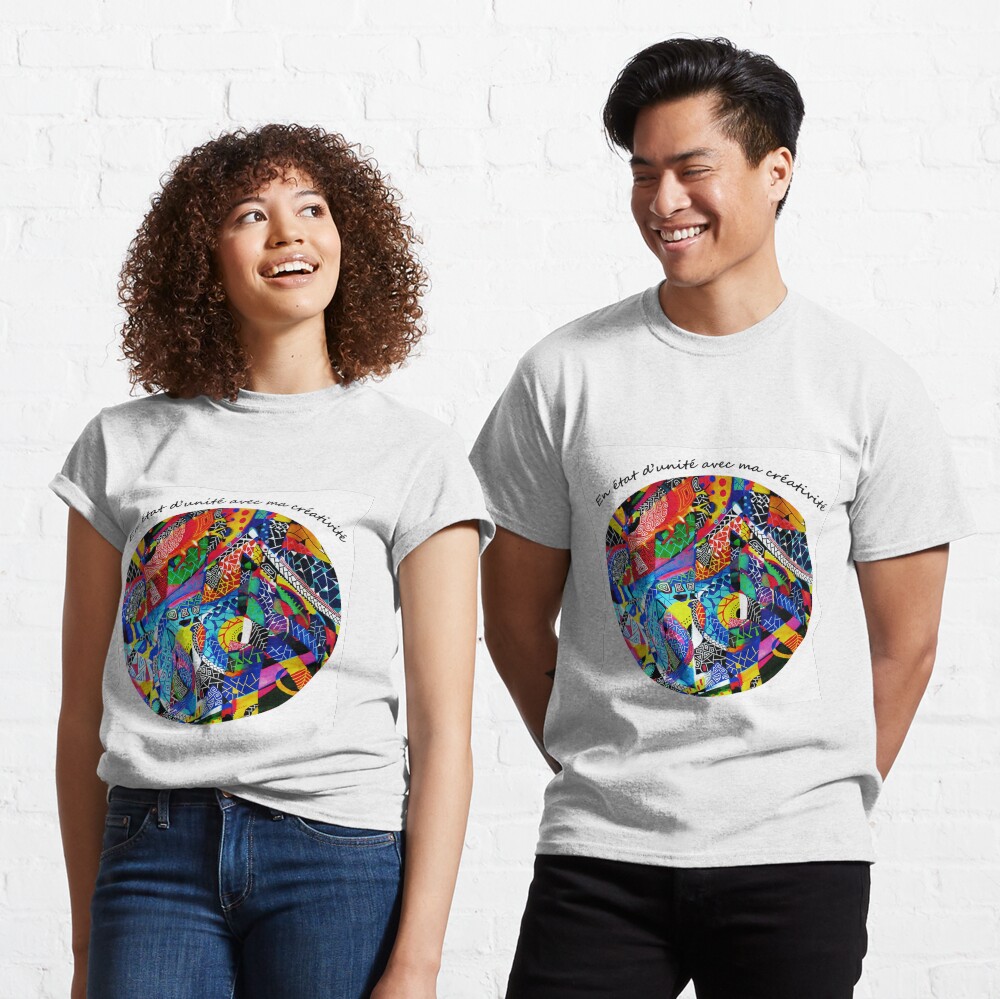 Aperçu de l'œuvre T-shirt classique créée et vendue par Graine-de-Lune.