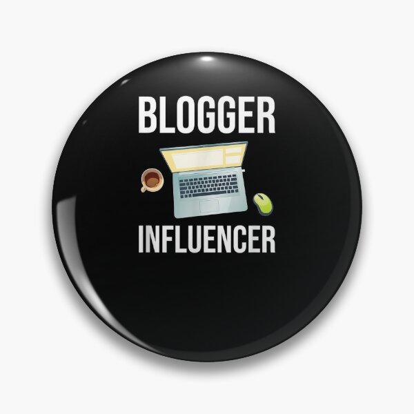 Blog Blogging Gift Content Creator Blogger Influencer  Pin for