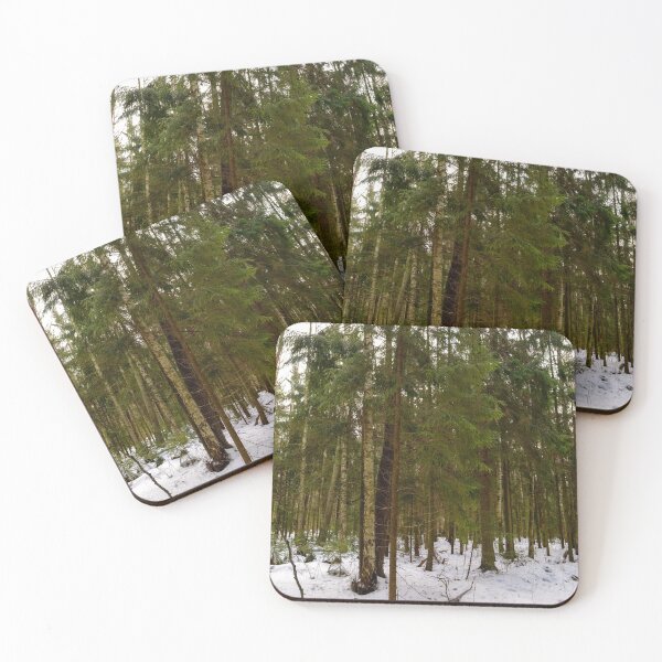 Item preview, Sunny morning in a spring snowy forest designed and sold by yarvin13.