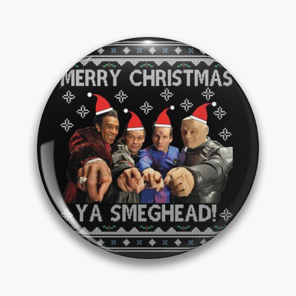 Item preview, Red Dw4rfz Merry Christmas Ya Smeghead designed and sold by paissu3705.