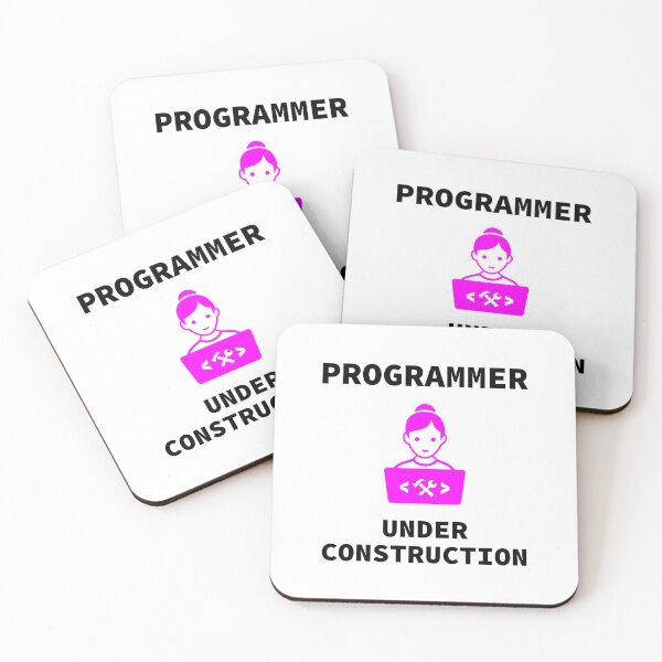 Item preview, Girl Programmer Under Construction, Computer Science Student, Learn Programming designed and sold by Max-Wear.