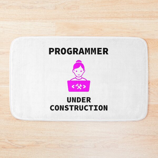 Item preview, Girl Programmer Under Construction, Computer Science Student, Learn Programming designed and sold by Max-Wear.
