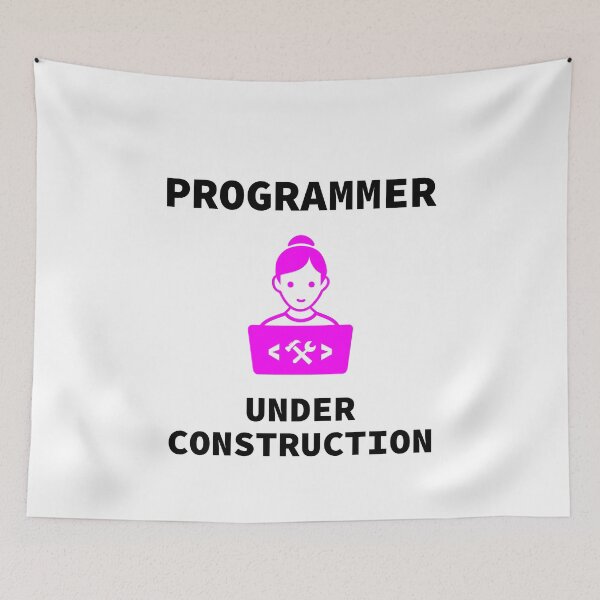 Item preview, Girl Programmer Under Construction, Computer Science Student, Learn Programming designed and sold by Max-Wear.