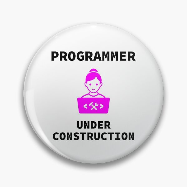 Item preview, Girl Programmer Under Construction, Computer Science Student, Learn Programming designed and sold by Max-Wear.