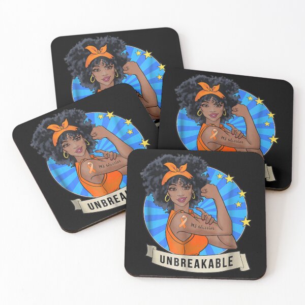 Item preview, Ms Warrior Unbreakable Multiple Sclerosis designed and sold by gatelymorto.