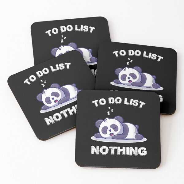 Item preview, To Do List Nothing Cute Panda Lover Gifts  designed and sold by charissamo77.