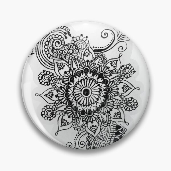 Item preview, Black and white mandala designed and sold by MariiaCreation.